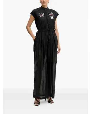 PINKO 装飾付きジップフロントジャンプスーツ - サムネイル3