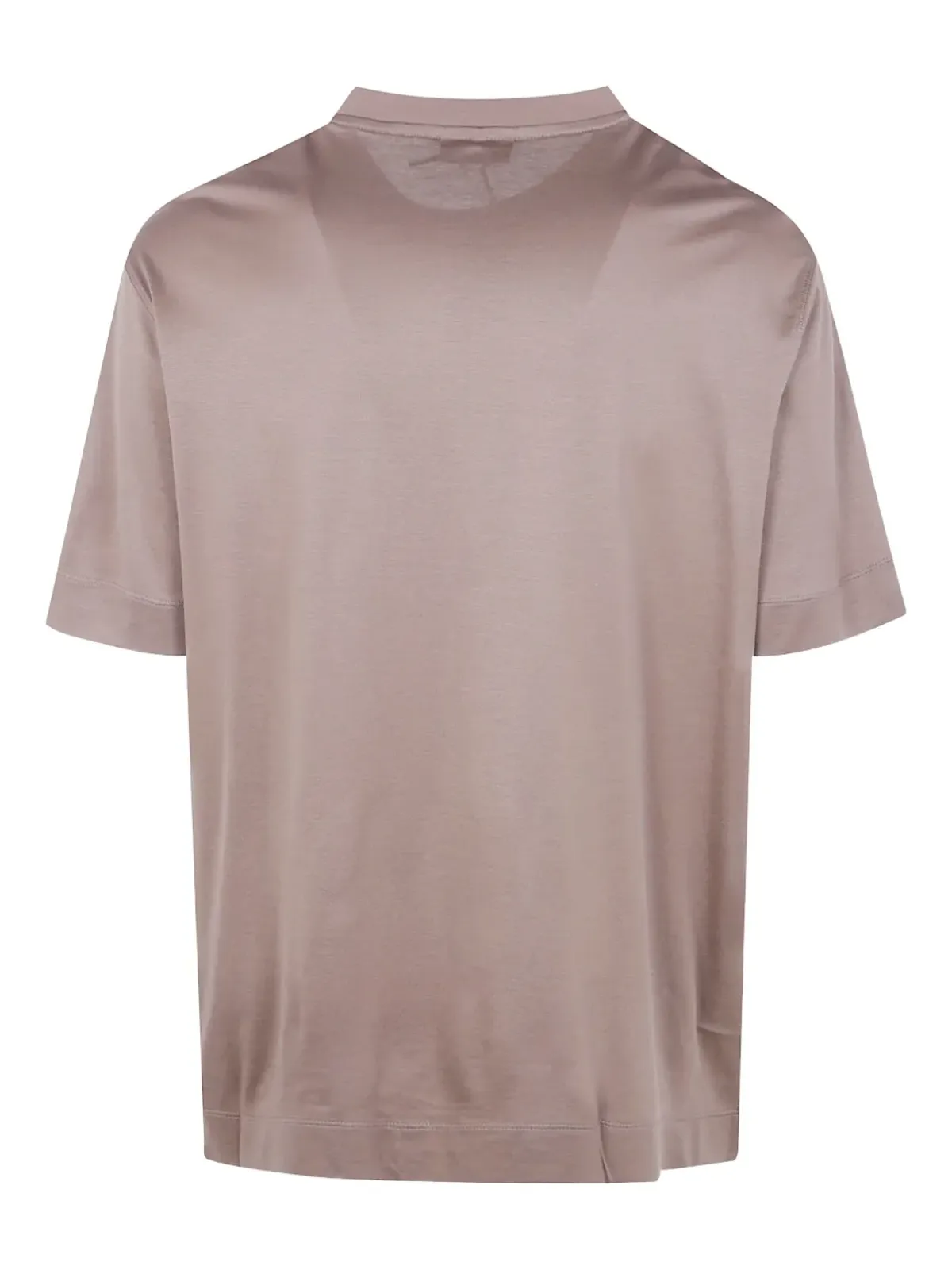 Emporio Armani パッチポケット ロゴディテール Tシャツ ブラウン - 画像2