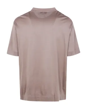 Emporio Armani パッチポケット ロゴディテール Tシャツ ブラウン - サムネイル2