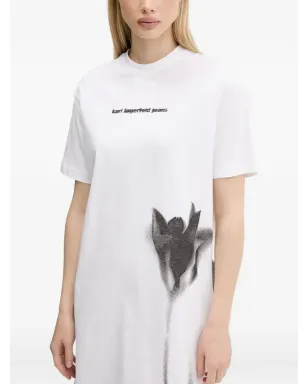 Karl Lagerfeld Jeans 花柄プリントTシャツミニドレス - サムネイル1