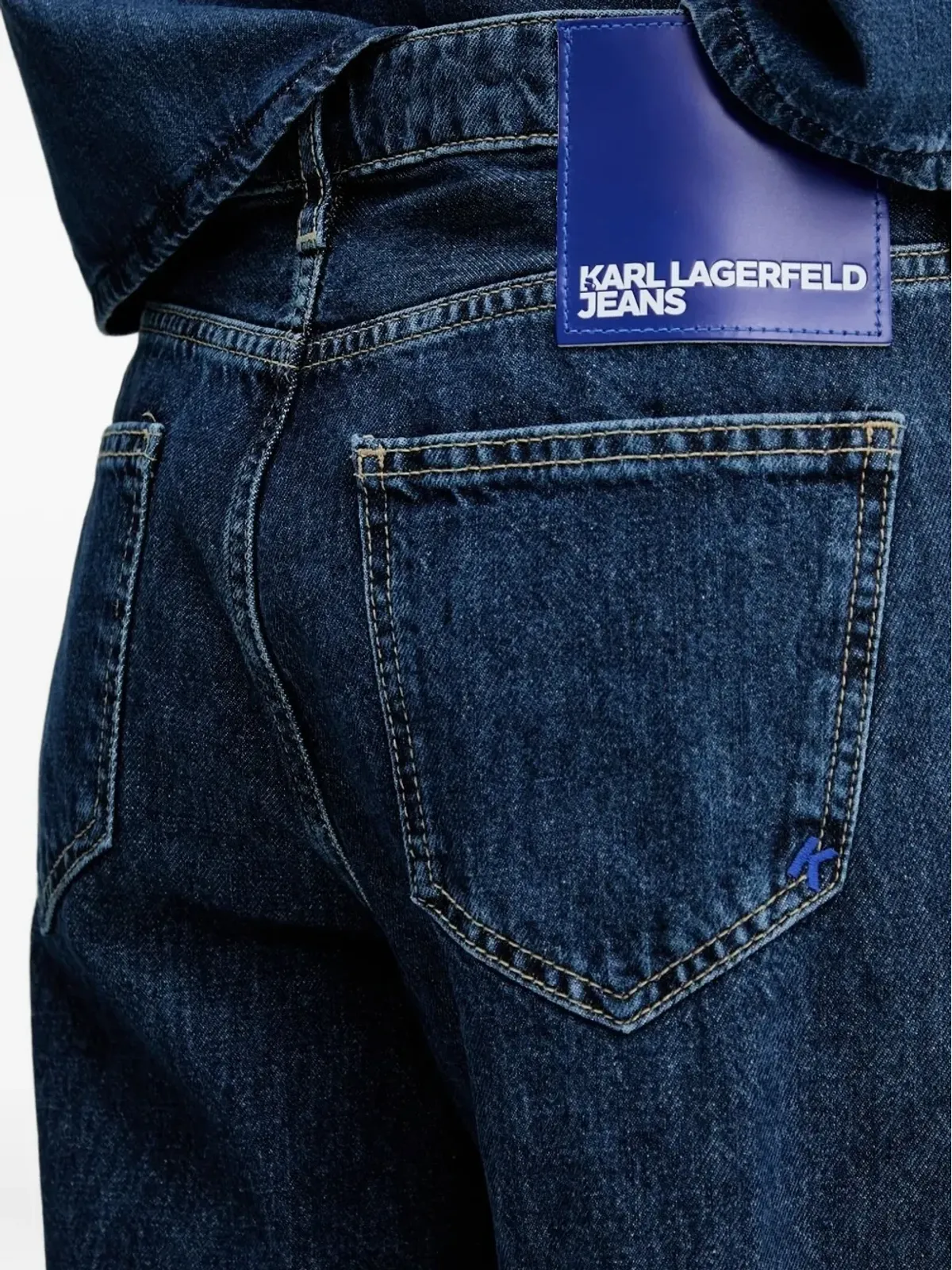 Karl Lagerfeld Jeans 裾スプリットデニムジーンズ - 画像3