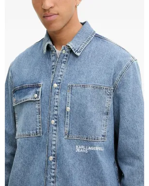 Karl Lagerfeld Jeans ポケットディテール付きデニムシャツ - サムネイル3