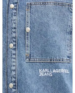 Karl Lagerfeld Jeans ポケットディテール付きデニムシャツ - サムネイル4