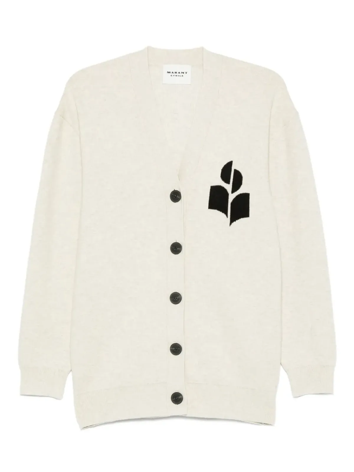 MARANT ÉTOILE Vネックボタンカーディガン - 画像1