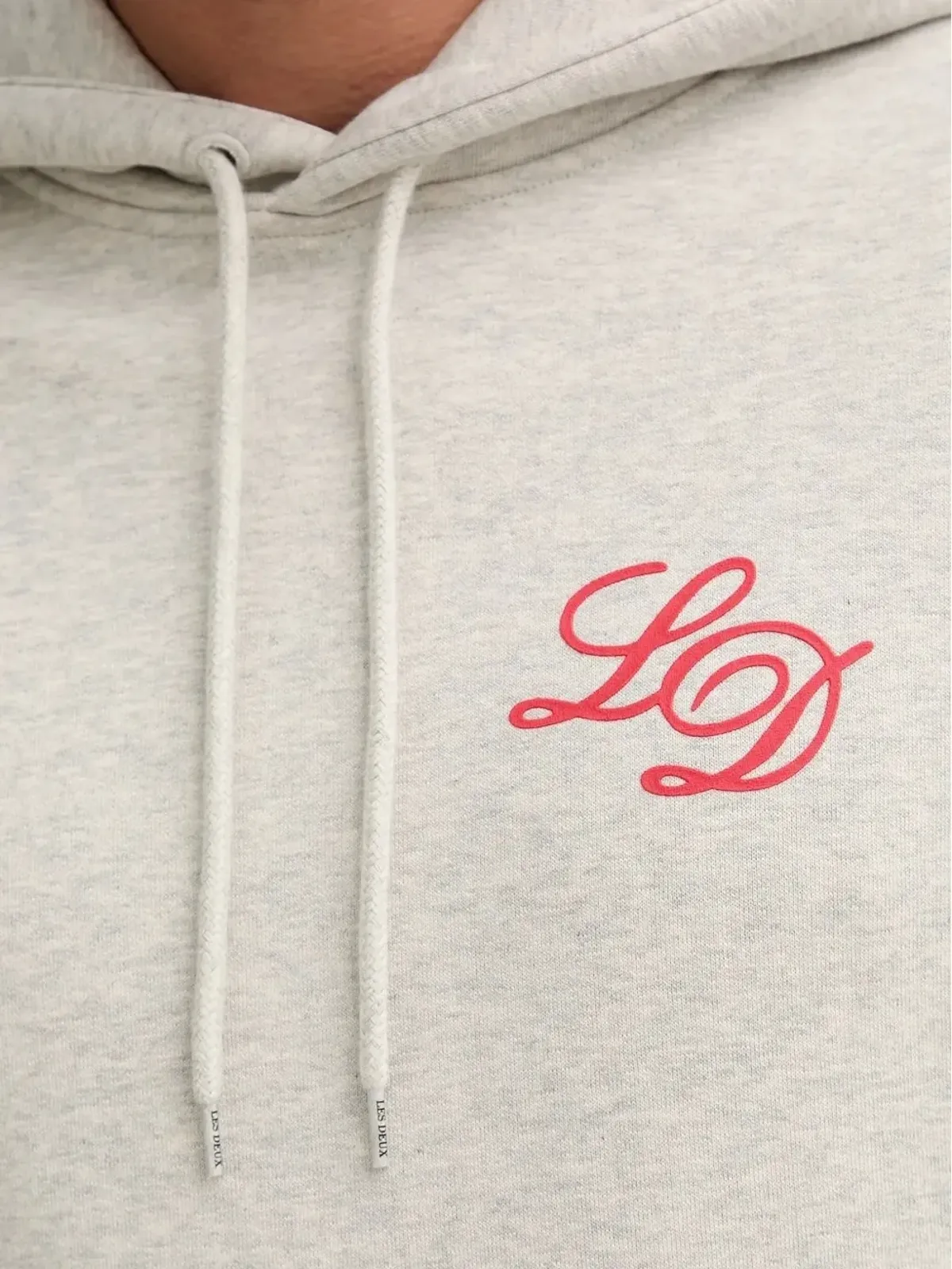 Les Deux LD ロゴ刺繍フーディー - 画像3