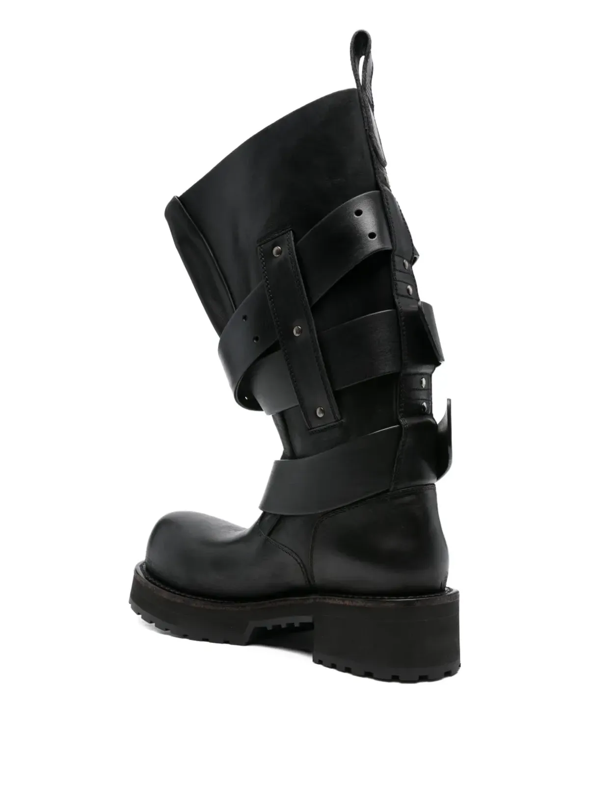 Balenciaga Venom バックルストラップ レザー ブーツ - 画像3