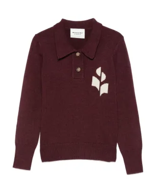 MARANT ÉTOILE エンブレム ポロネック セーター - サムネイル1