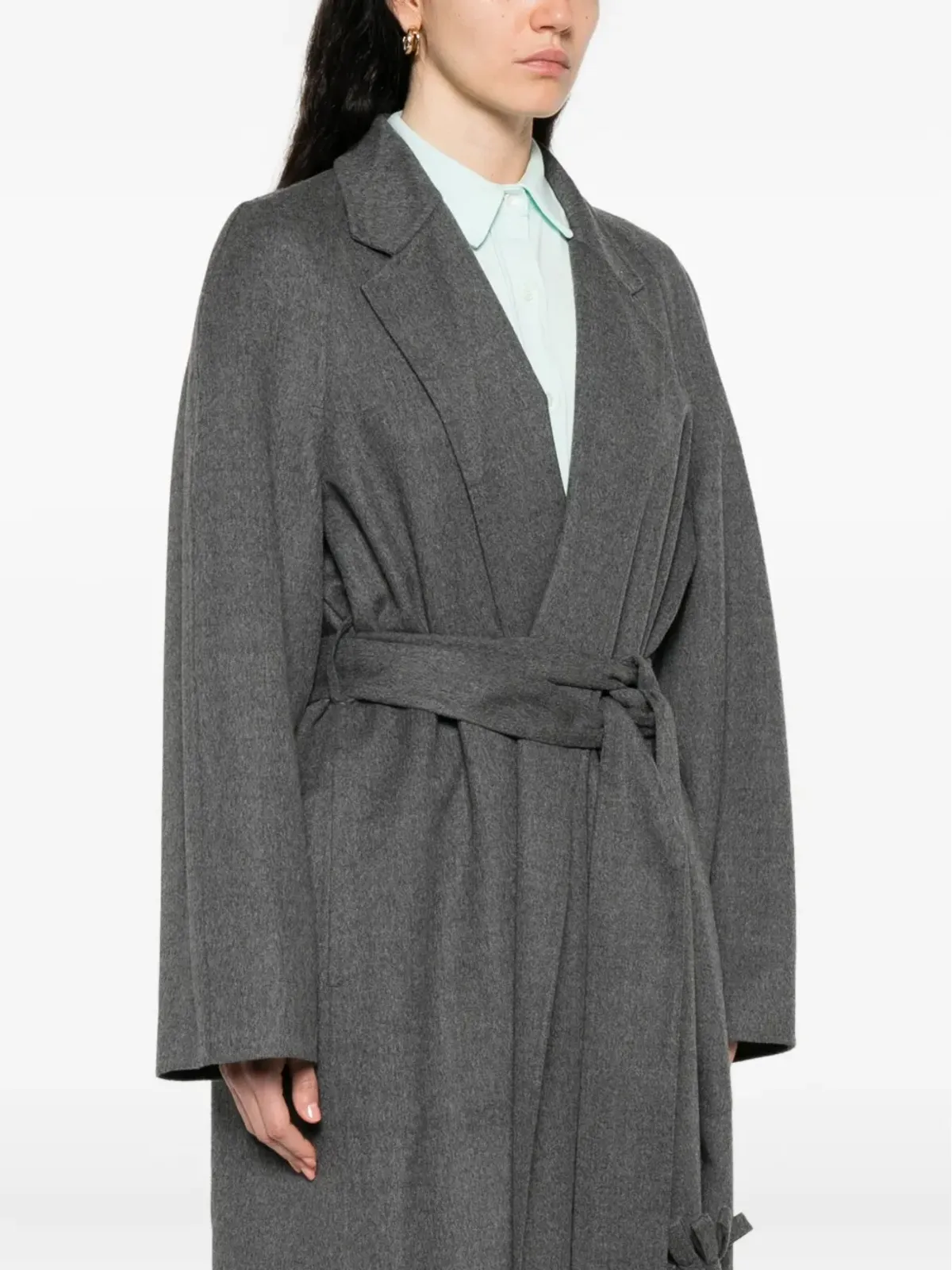 Carven ウールのシングルブレストコート - グレー - 画像3