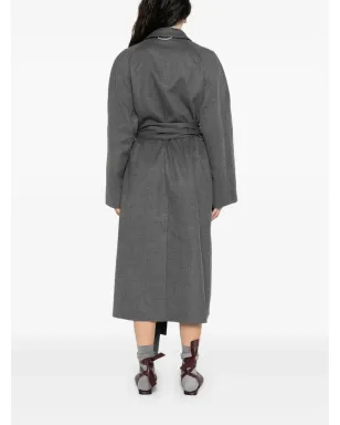 Carven ウールのシングルブレストコート - グレー - サムネイル4