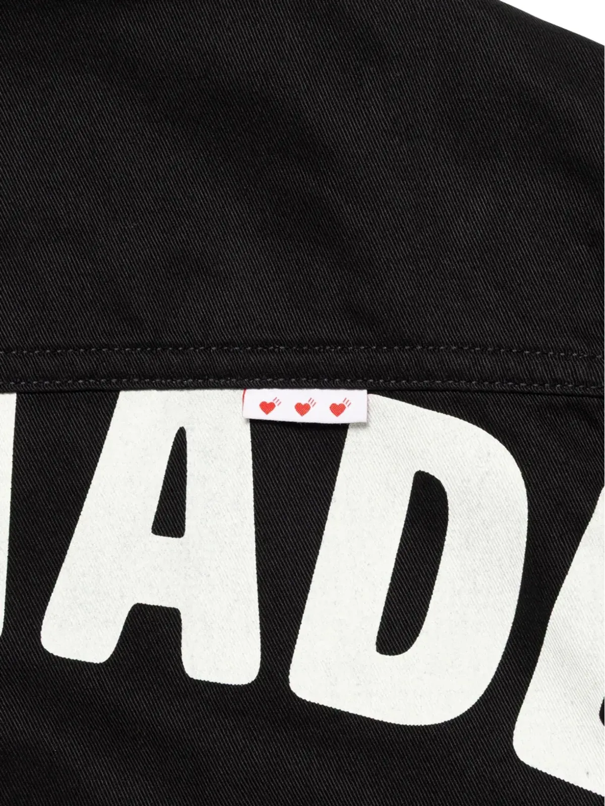 Human Made 刺繍テキスト肘パッチシャツ - 画像4