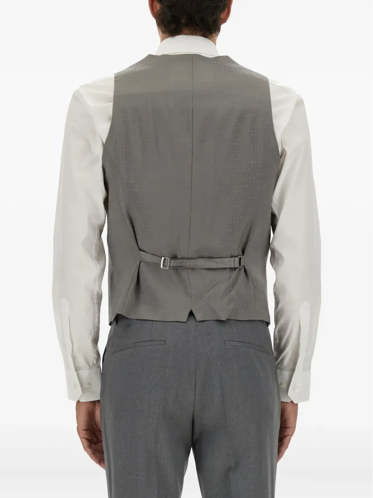BOSS Huge buttoned waistcoat - Grey - 画像3