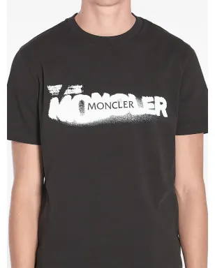 Moncler スプレー風プリント コットン Tシャツ - サムネイル3