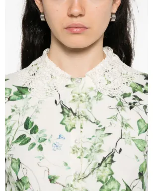 alice + olivia Carson レースカラー カーディガン - サムネイル5