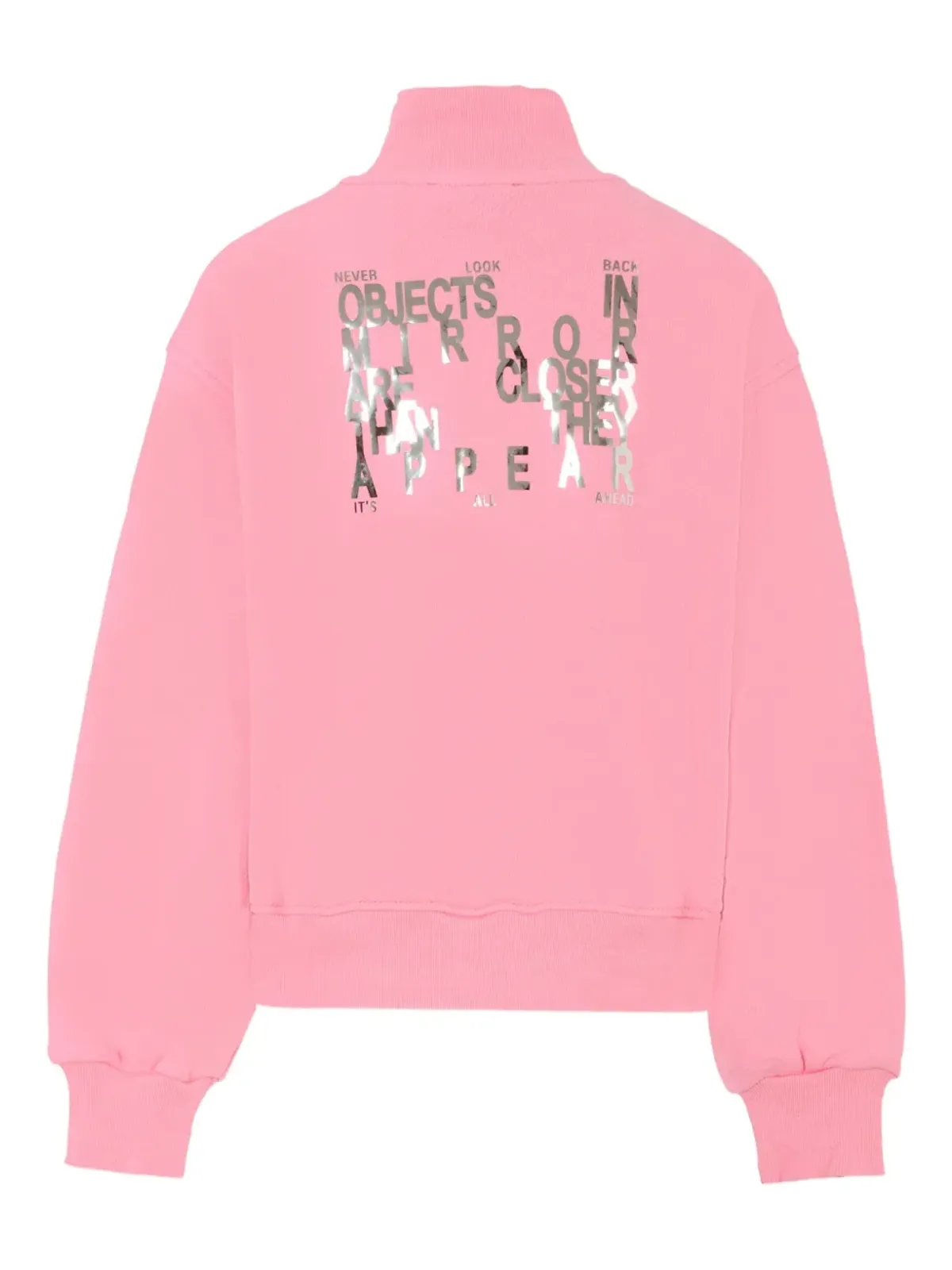MSGM Kids モックネック コットン スウェットシャツ - 画像2