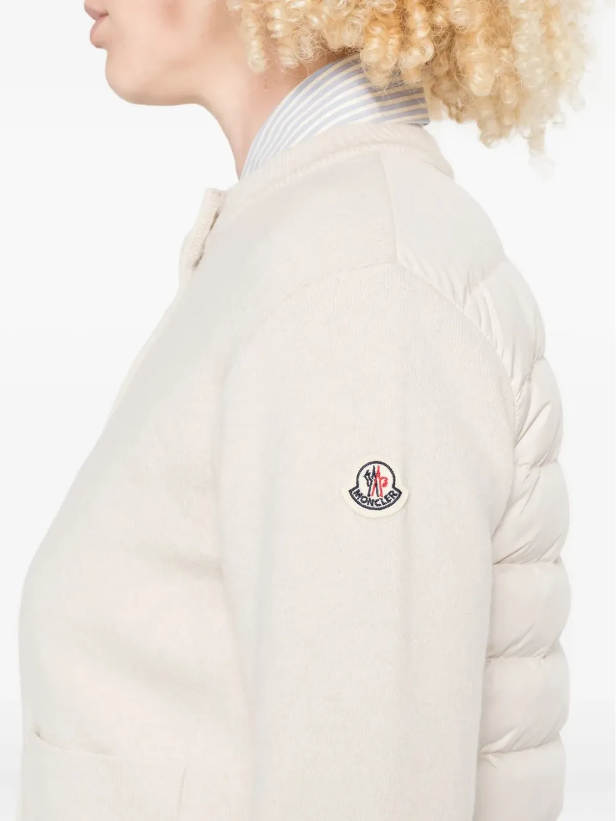 Moncler パッチロゴ ボタン留めカーディガン - 画像5