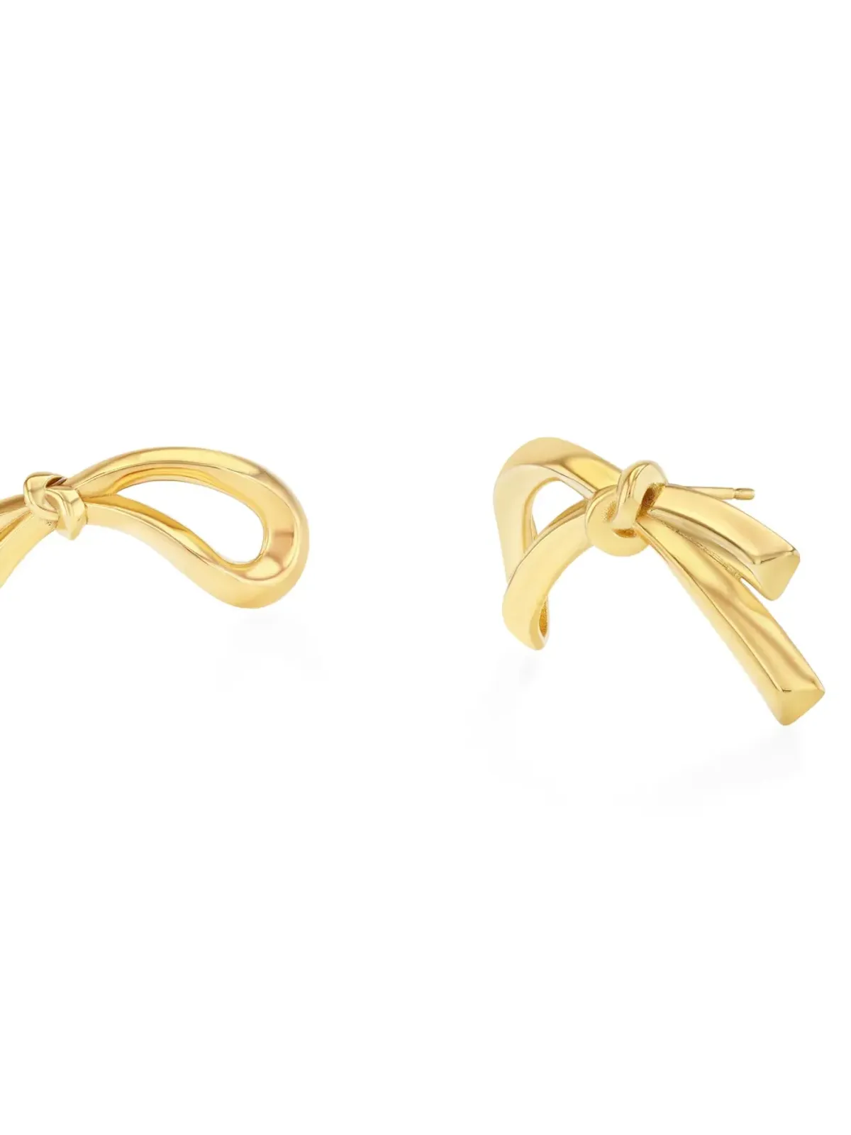 Lizzie Mandler Fine Jewelry 18Kイエローゴールド ノットピアス - 画像2
