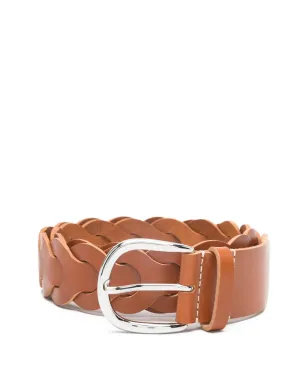 ISABEL MARANT Edena 編み込みレザーベルト - サムネイル1