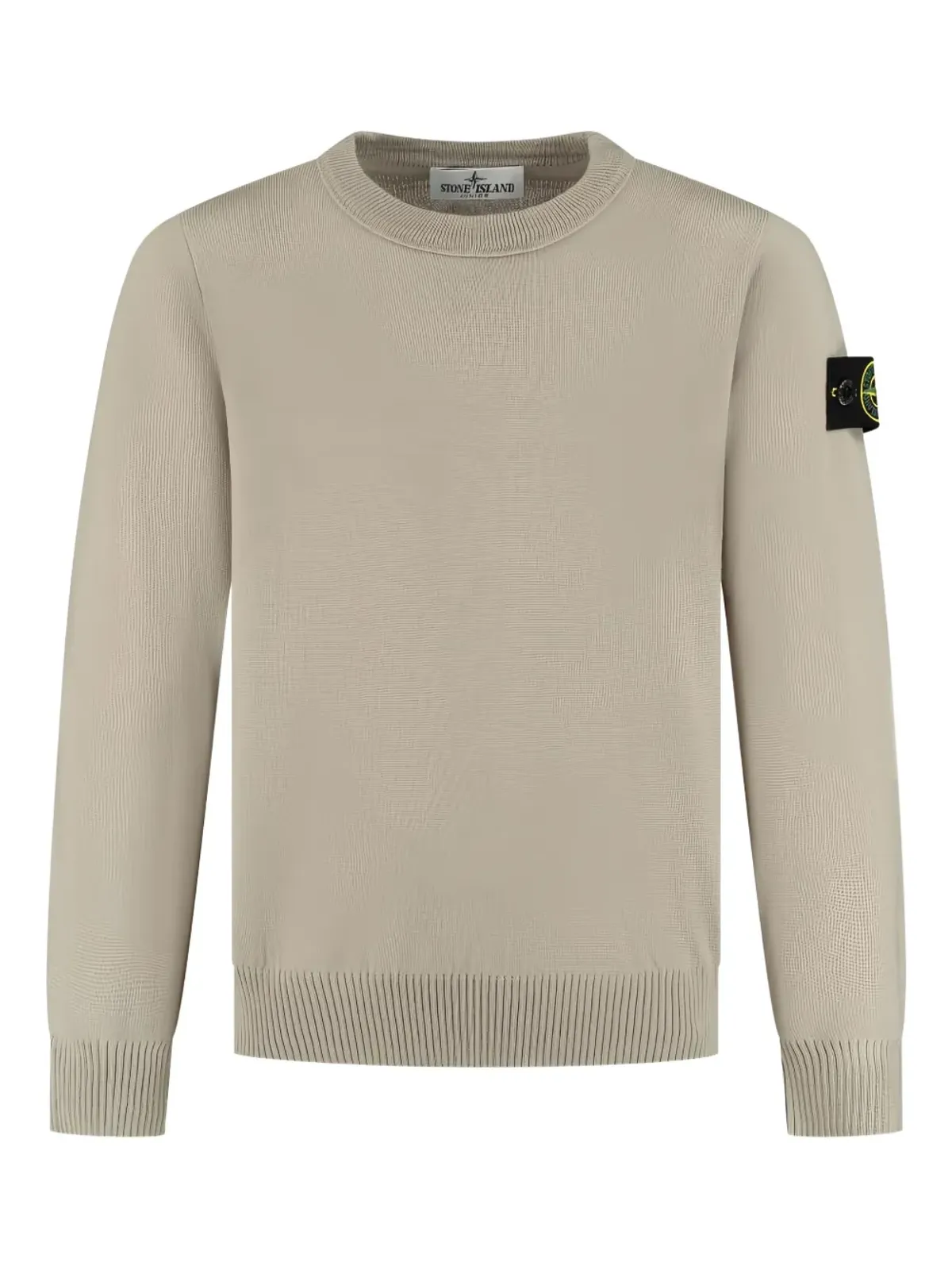 Stone Island Junior コンパスバッジ付きクルーネックセーター - 画像1