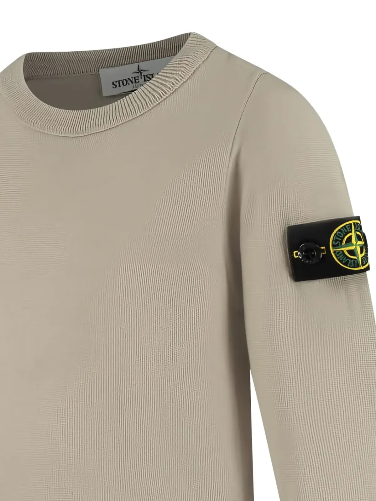 Stone Island Junior コンパスバッジ付きクルーネックセーター - 画像2
