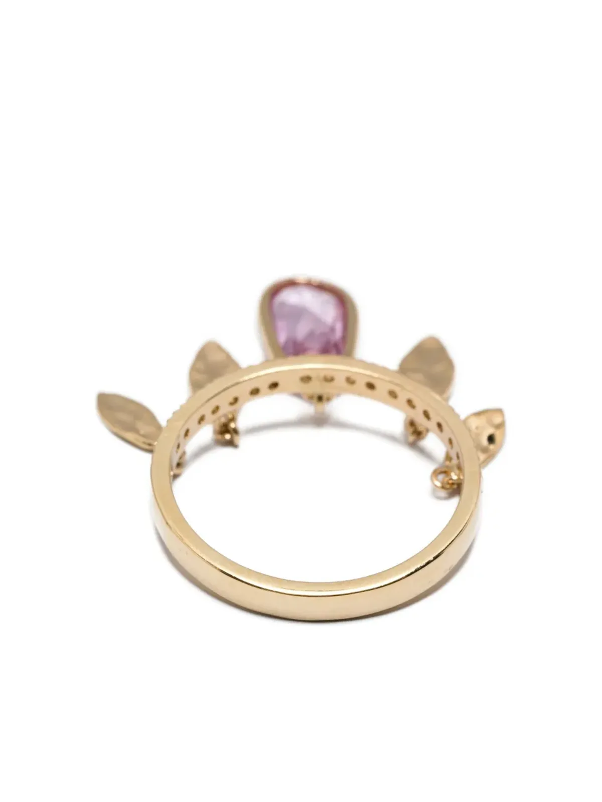 Jacquie Aiche 14K イエローゴールド ピンクサファイア リング - 画像3