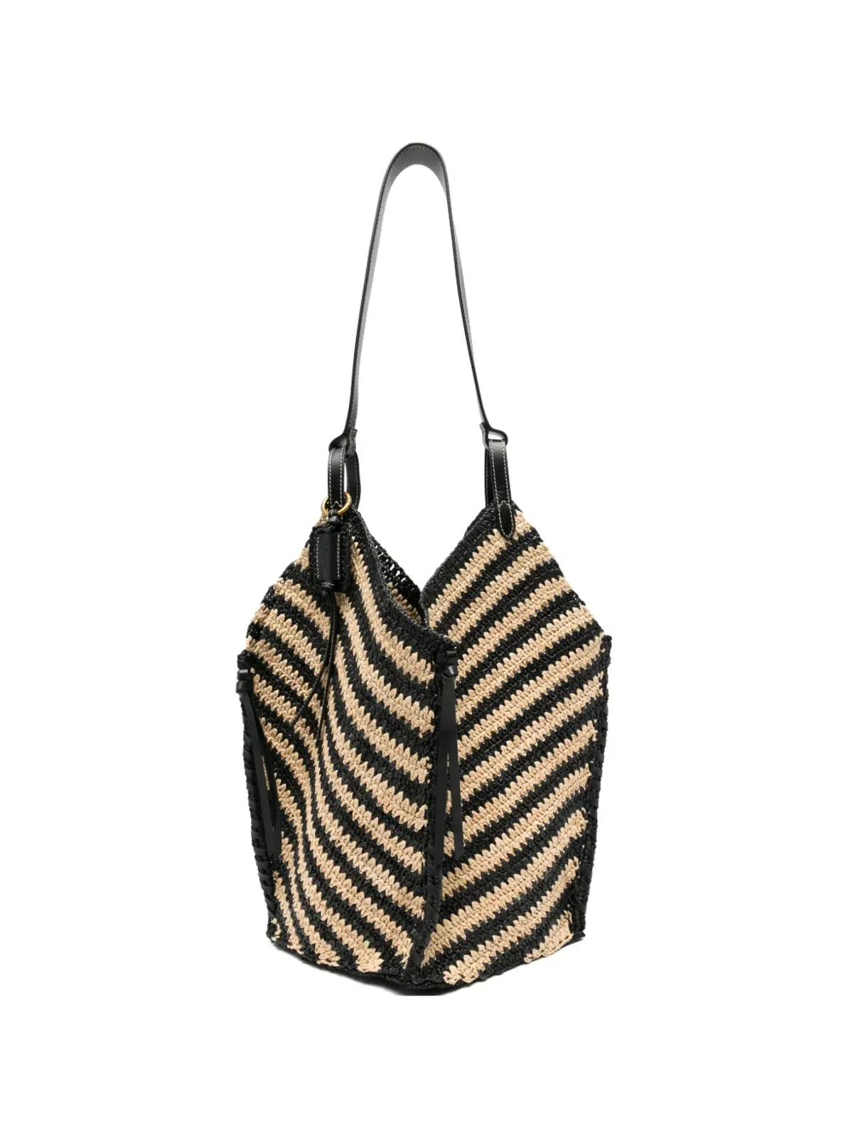 ISABEL MARANT Tampaストライプショルダーバッグ - 画像1