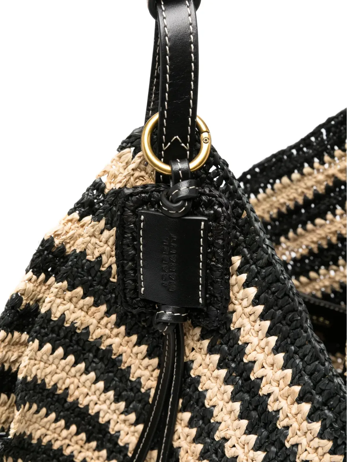 ISABEL MARANT Tampaストライプショルダーバッグ - 画像4