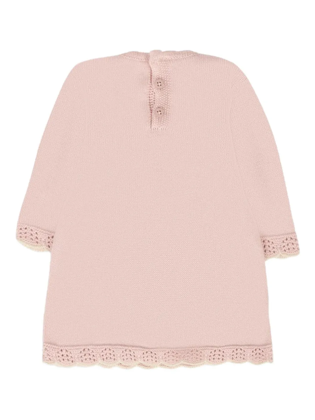 Paz Rodriguez レーストリム付きニットドレス - 画像2