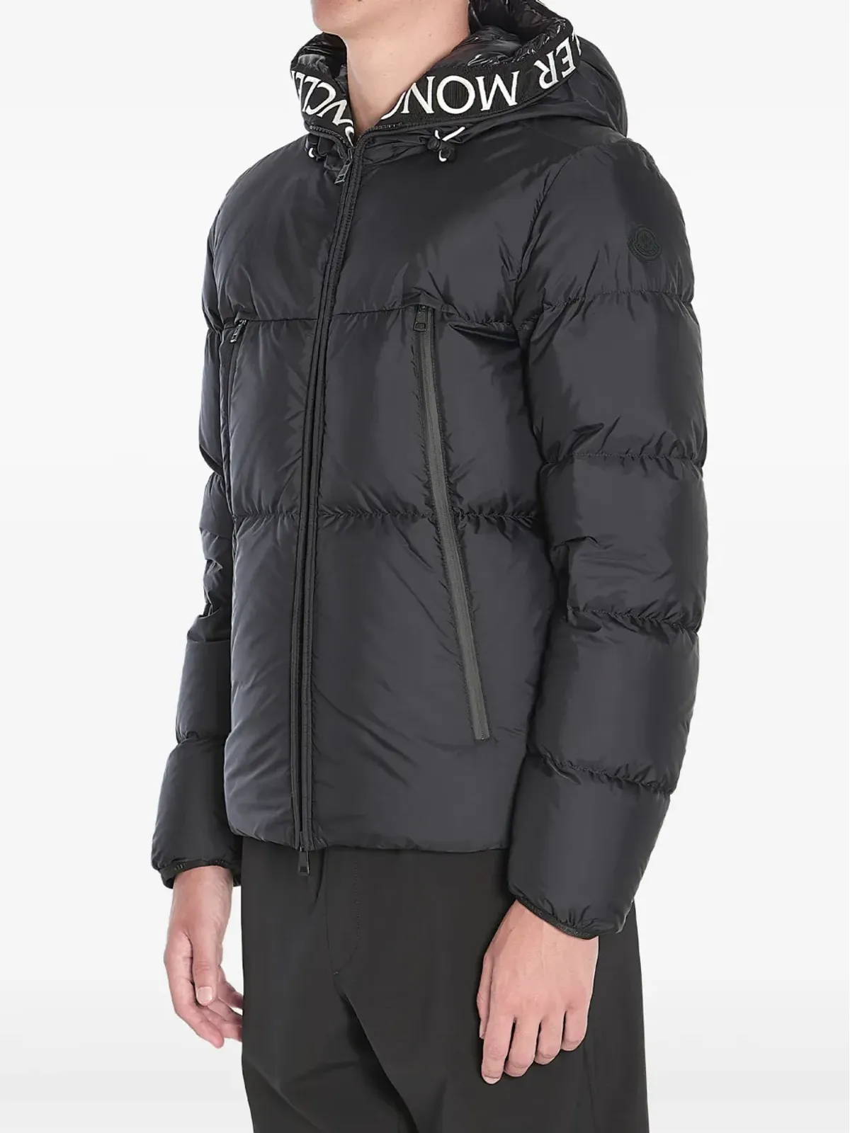 Moncler ロゴトリム付きダウンジャケット - 画像3