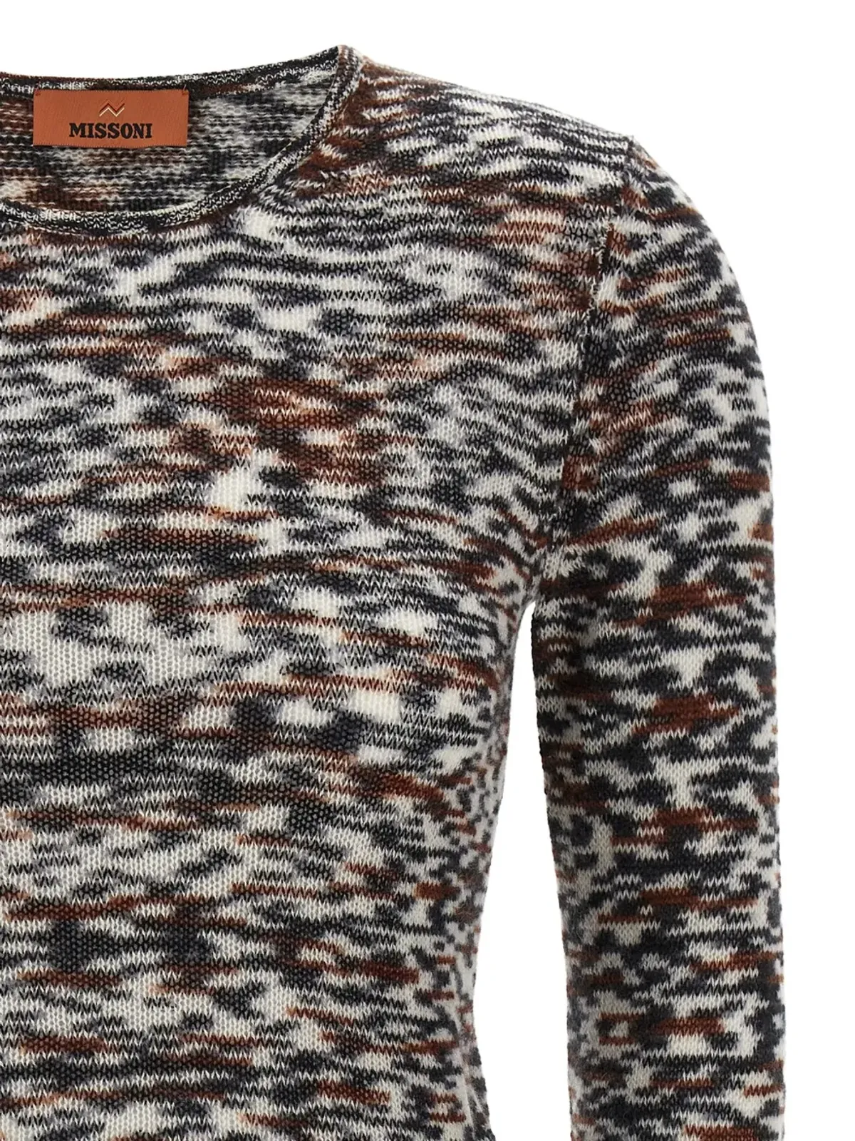 Missoni アブストラクトプリント丸首セーター - 画像4