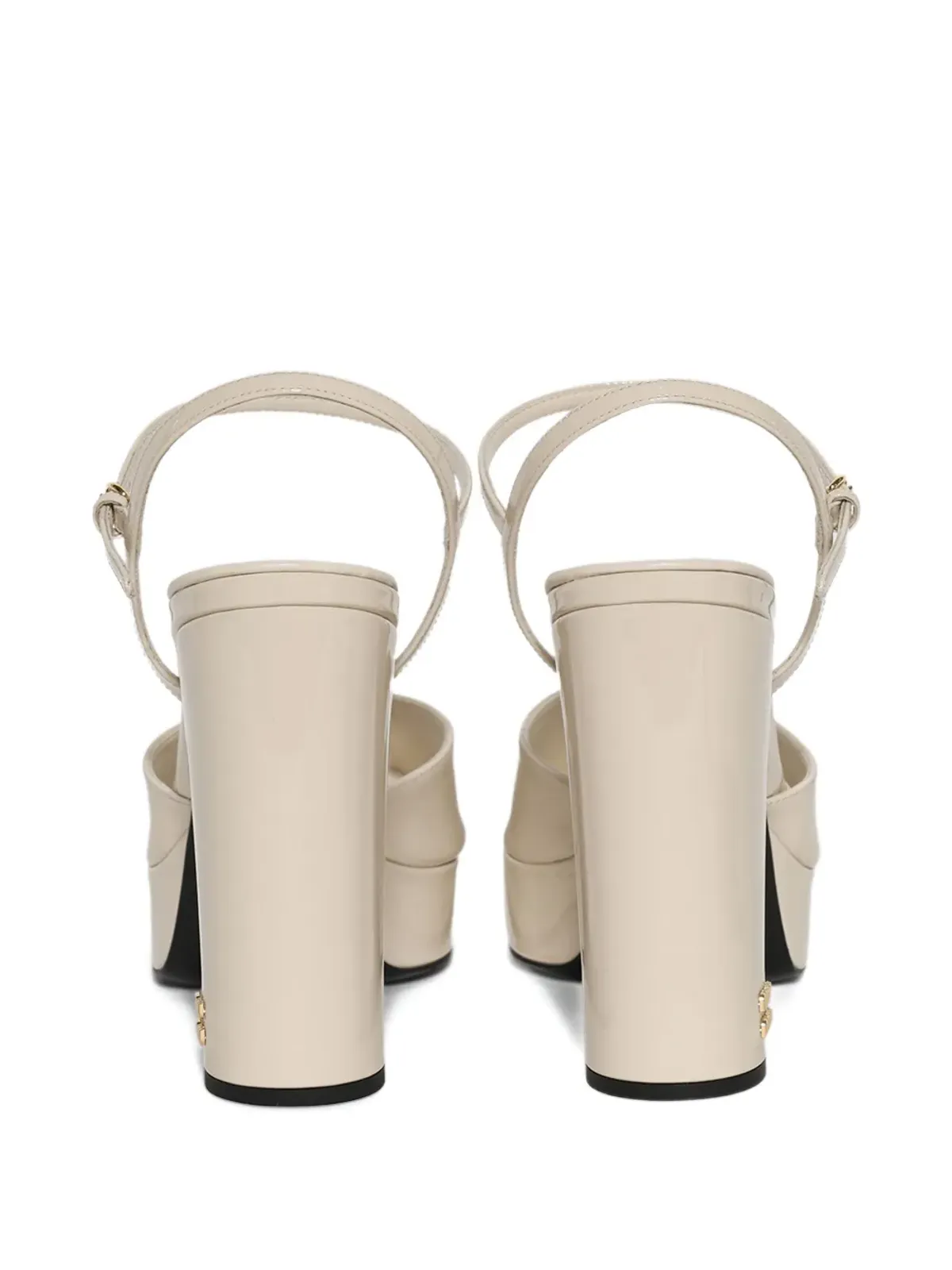 Miu Miu 135mmプラットフォーム・ピープトゥーサンダル - 画像2