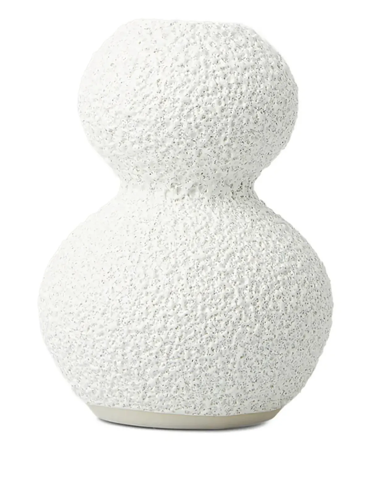 Marloe Marloe Lava + Bone textured candle holders (set of two) - White - 画像3