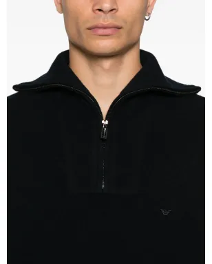 Emporio Armani 半ジップ ウールセーター - サムネイル5