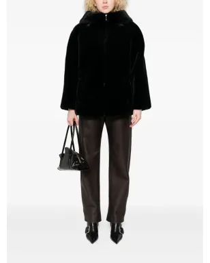 Emporio Armani フード付きジップフロントジャケット - ブラック - サムネイル2
