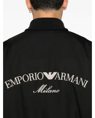 Emporio Armani ロゴ刺繍ボンバー ジャケット - サムネイル5