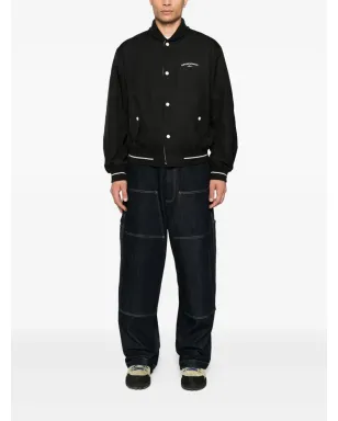 Emporio Armani ロゴ刺繍ボンバー ジャケット - サムネイル2