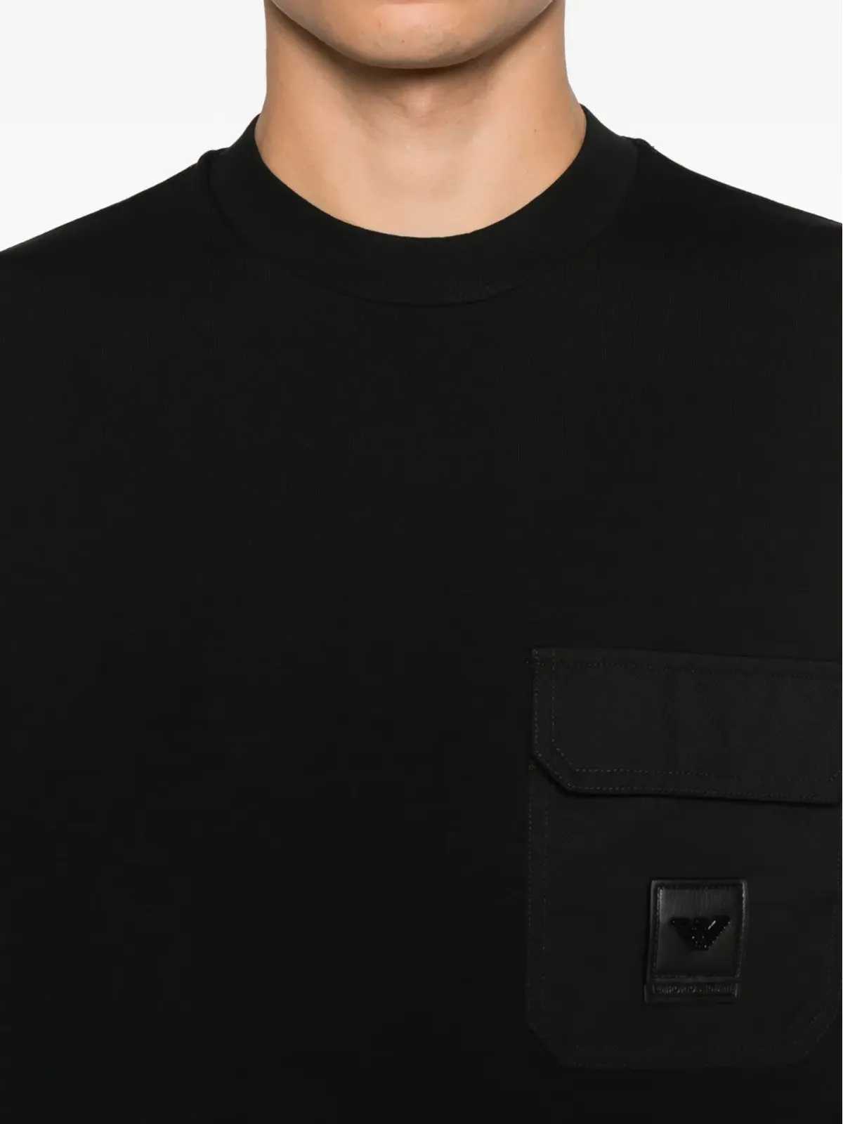 Emporio Armani パッチポケット クルーネック スウェットシャツ - 画像5