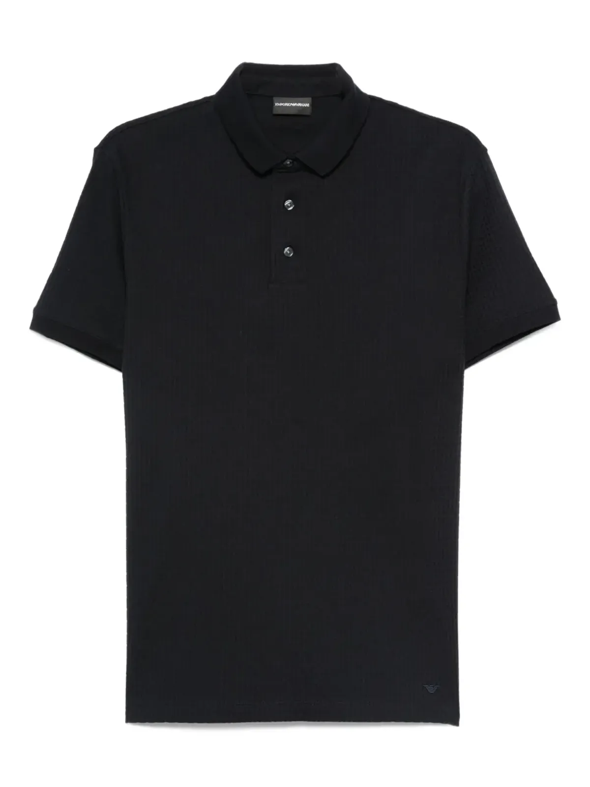 Emporio Armani コットン半袖ポロシャツ - 画像1