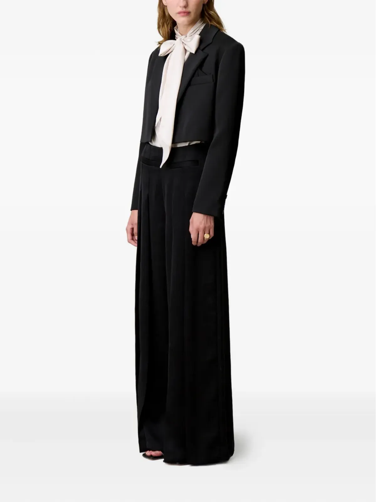 Claudie Pierlot プリーツ入りパラッツォパンツ - ブラック - 画像3