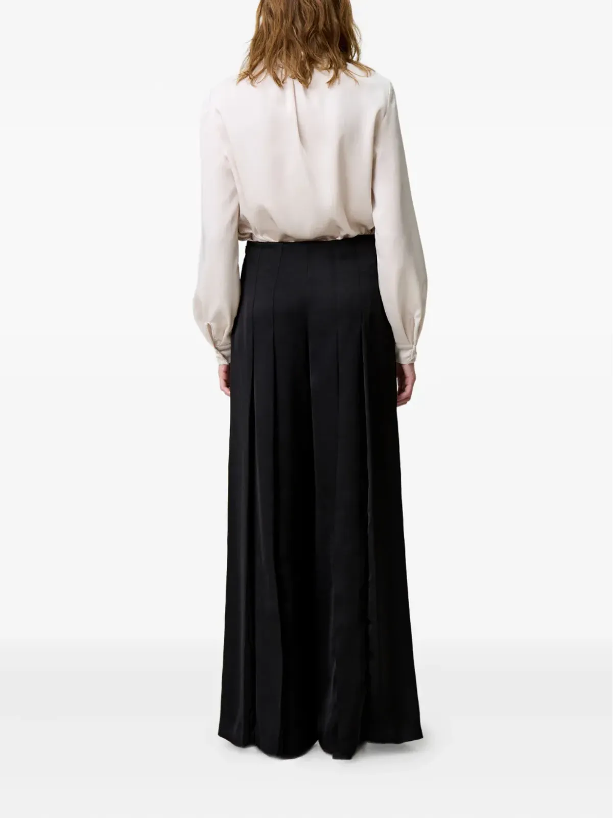 Claudie Pierlot プリーツ入りパラッツォパンツ - ブラック - 画像4