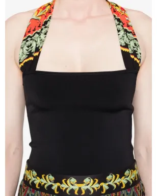 alice + olivia 花柄プリント ホルターネックトップ - サムネイル5