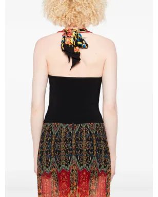 alice + olivia 花柄プリント ホルターネックトップ - サムネイル4