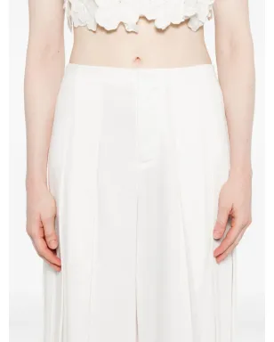 alice + olivia プリーツ入りワイドレッグパンツ - White - サムネイル5