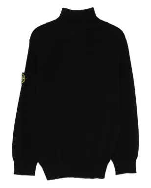 Stone Island Junior ロールネック ウールセーター - サムネイル2