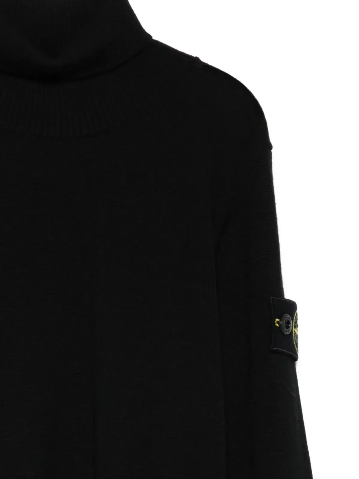 Stone Island Junior ロールネック ウールセーター - 画像3