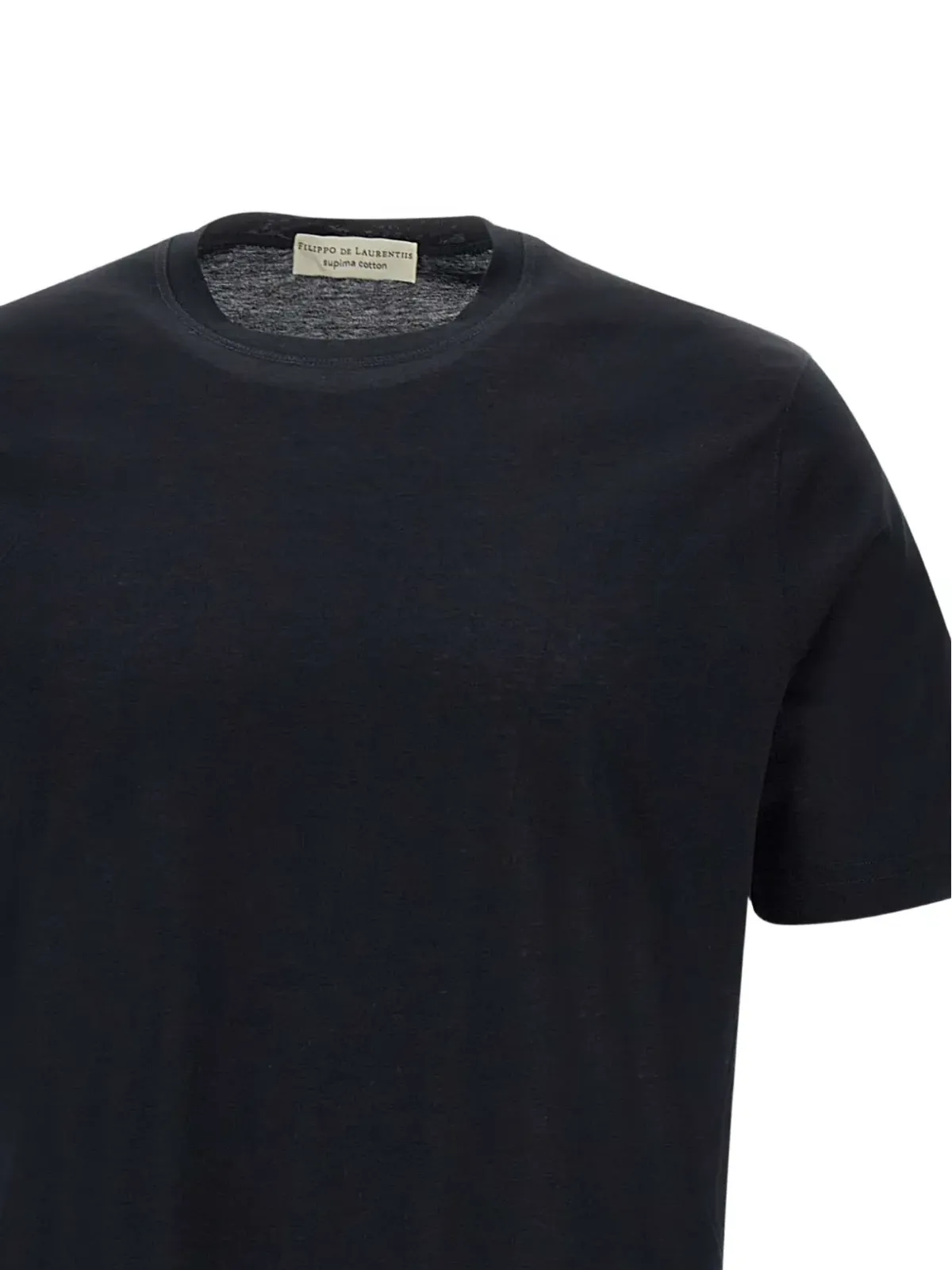 Filippo De Laurentiis コットン クルーネック Tシャツ - 画像4