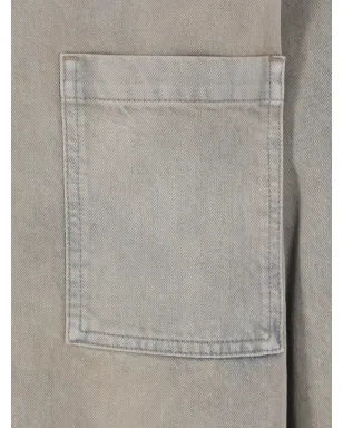Rick Owens DRKSHDW パッチポケット付きデニムジャケット - サムネイル3
