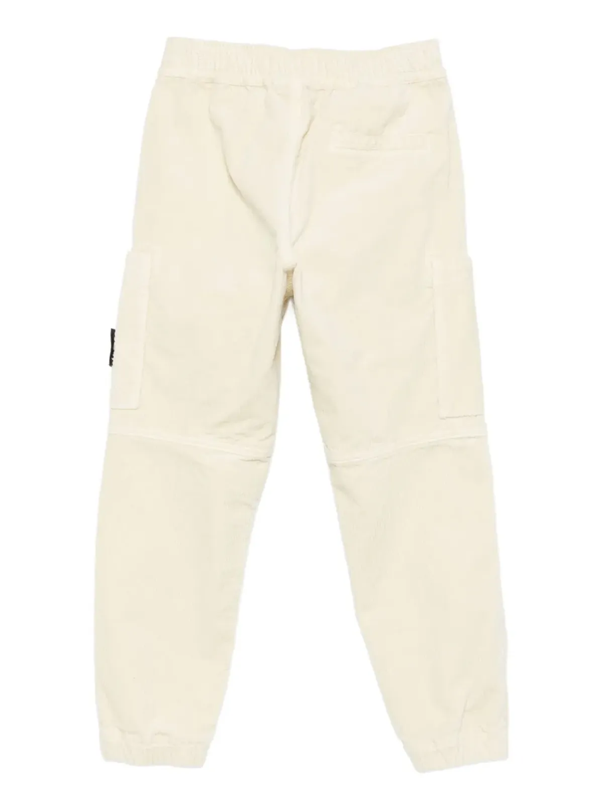 Stone Island Junior パッチポケット付きコーデュロイパンツ - ベージュ - 画像2