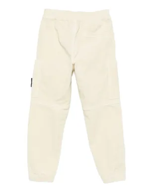 Stone Island Junior パッチポケット付きコーデュロイパンツ - ベージュ - サムネイル2