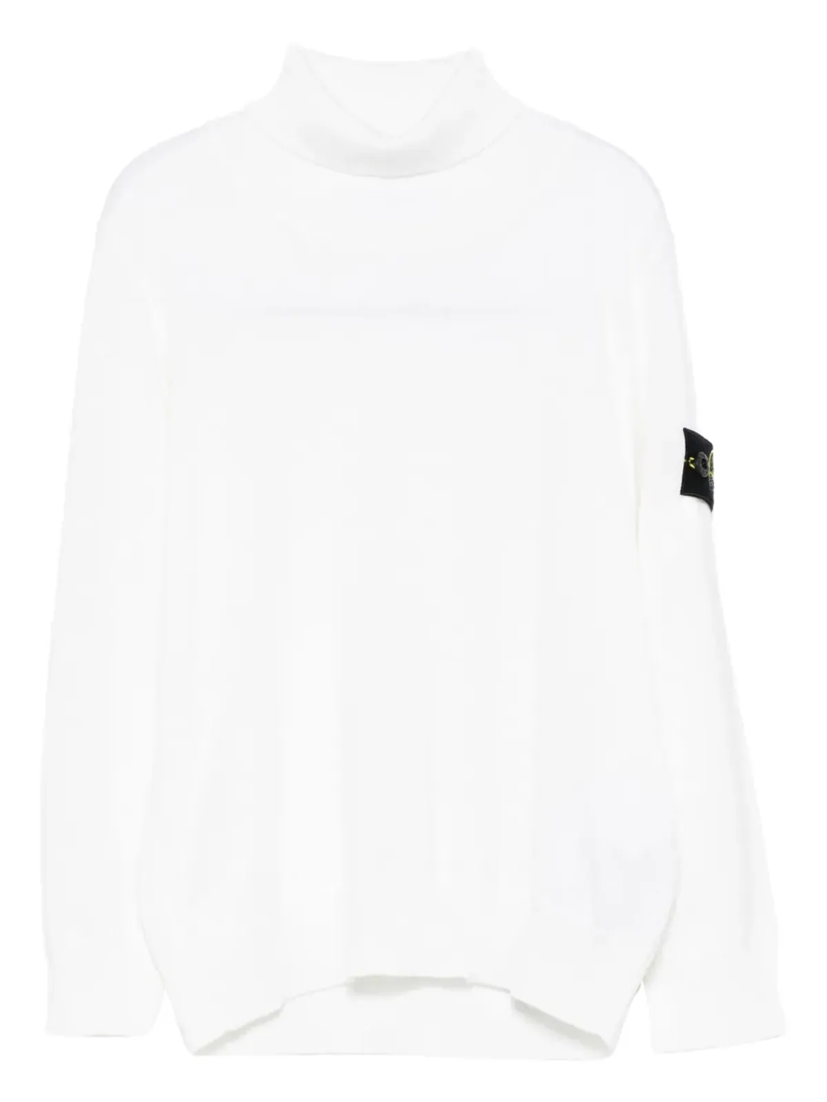 Stone Island Junior タートルネック ロゴパッチ セーター - 画像1
