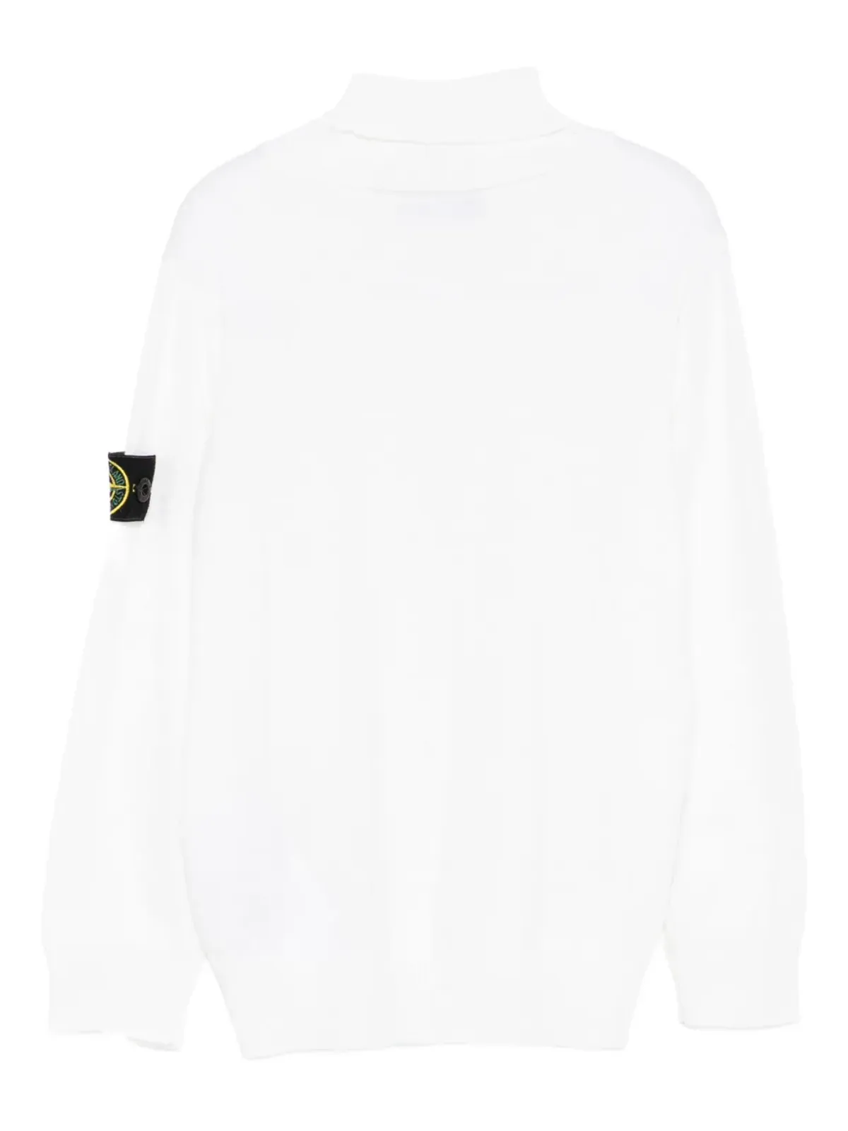 Stone Island Junior タートルネック ロゴパッチ セーター - 画像2